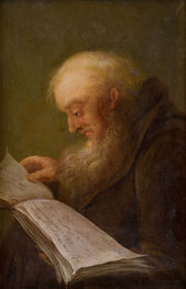  Čítajúci mních