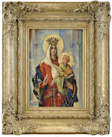 Matka božská - ustavičnej pomoci (štúdia k oltárnemu obrazu pre kostol sv. Martina v Martine)