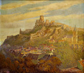 Pohľad na Trenčiansky hrad