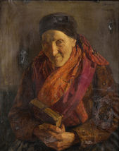 Portrét starej ženy (Do kostola)
