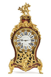 Komodové hodiny v štýle Boullé (Francúzsko)