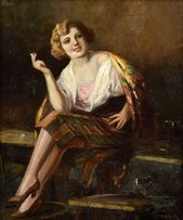 Žena s cigaretou