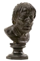 Bronzová busta Senecu