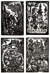 Grafický cyklus Bratislava (12 grafických listov)