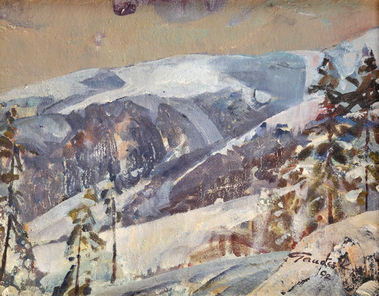 Zima v horách. 1992