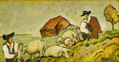 Pri pasení oviec