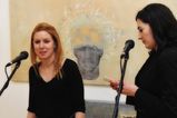 Kurátorka výstavy Katarína Mullerová a Nina Gažovičová