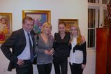 Ján Abelovský s rodinou - manželka Marta, dcéry Silvia a Janka