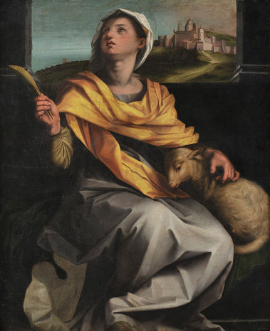 Sv. Agneša s ovečkou
