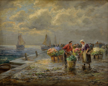 Kvetinový trh v prístave