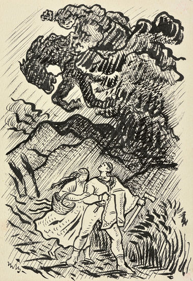 Radúz a Ľudmila I. Ilustrácia k Prostonárodným slovenským povestiam Pavla Dobšinského