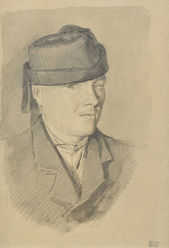 Portrét muža v klobúku