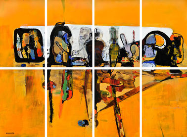 Oranžová kompozícia