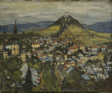 Pohľad na Banskú Štiavnicu