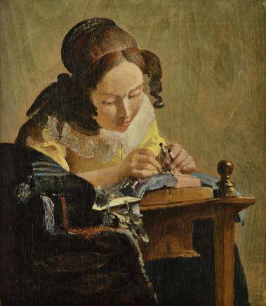 Tkáčka (podľa J. Vermeera van Delfta)