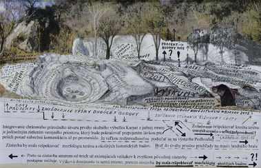 Od zachránenej skaly, začína sa budúce archeologické prostredie