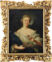 Portrét ženy s košíkom