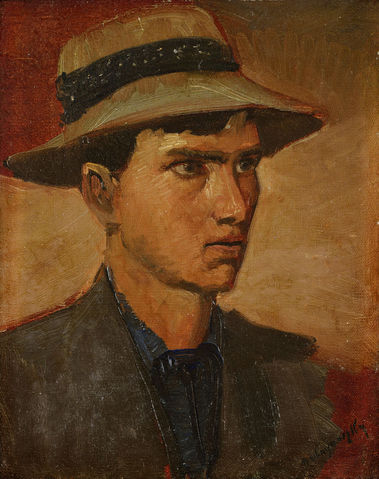 Hlava mladého muža