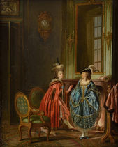 Výjav zo šľachtického salónu I.