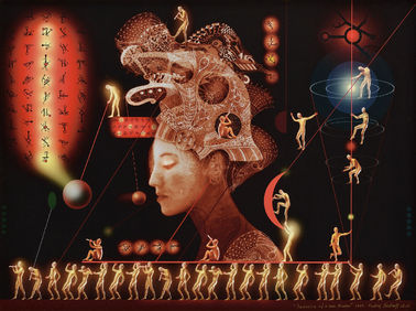 Procession of a new queen
