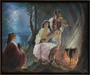 Cigáni pri ohni