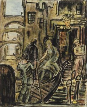 Gondolier v Benátkach