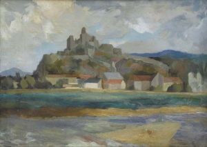 Pohľad na Trenčiansky hrad
