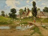 Lávka nad potokom