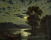 Mesiac nad jazerom