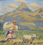 Žena s ovečkou