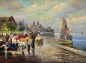 Kvetinový trh v prístave