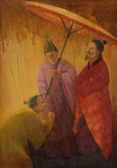 Boháč a bedár (ilustrácia) III.