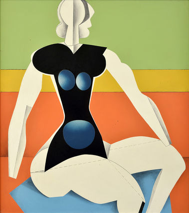 Veľká sediaca postava