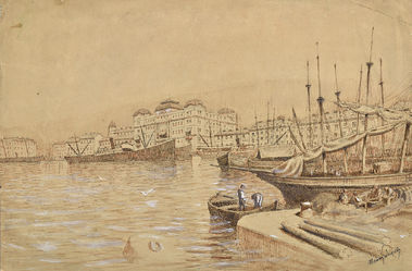 Prístav v Taliansku