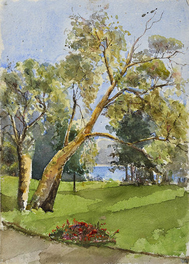 Park v kaštieli Strážky