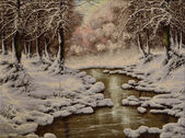 Potok v zime