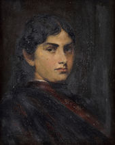 Portrét ženy z poloprofilu