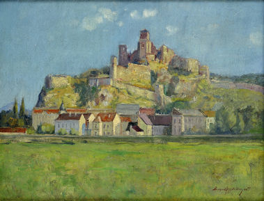 Pohľad na Trenčiansky hrad