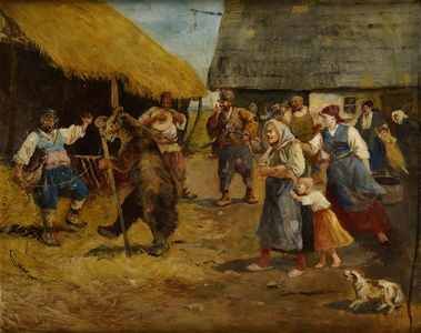 Dedinská slávnosť (S cvičeným medveďom)