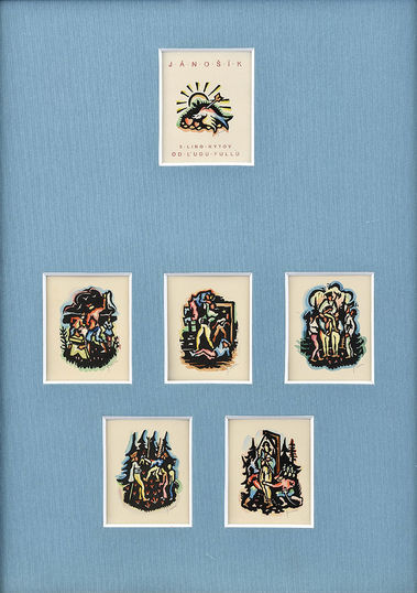 Ilustrácie k Jánošíkovi (5 linoleorytov)