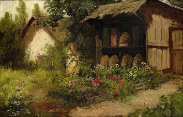 V záhradke
