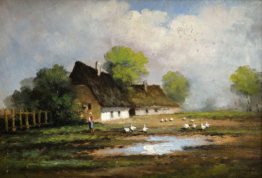 Husiarka pri dedine