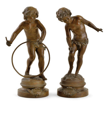 Hrajúci sa chlapci (podľa A. Moreaua)