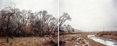 Mlyn (diptych), z cyklu Obrazy krajiny