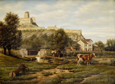 Pohľad na trenčiansky hrad