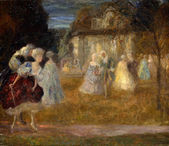 Galantná slávnosť v rokokovom parku