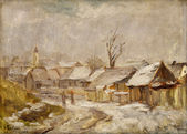 Dedina v zime