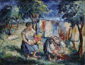 Pri vešaní prádla