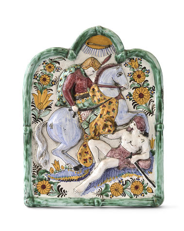 Sv. Martin sa delí so žobrákom o plášť