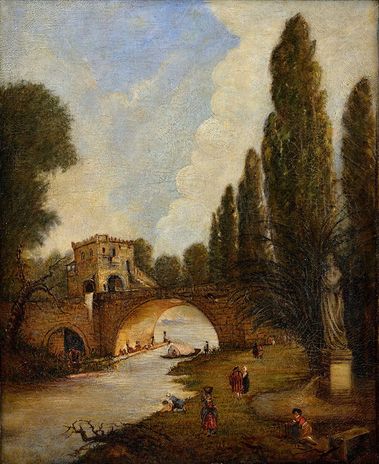 Pri moste nad riekou